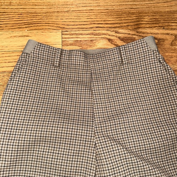 NWOT Uniqlo Plaid Checkered Trouser Work Pants with stretchy elastic waist - Picture 5 of 6